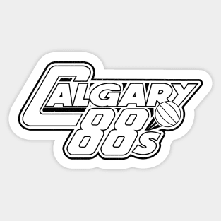 DEFUNCT - Calgary 88s Sticker